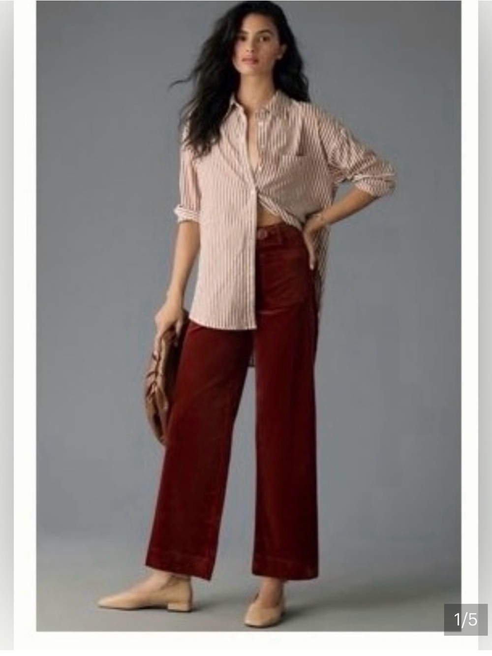 Anthropologie Maeve Colette Crop Corduroy Pants